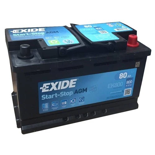 Exide Akü 12V 80 Ah